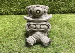 Concrete Steampunk Mask Ornament Outdoor Garden Sculpture Frost Protected/Halloween D??cor - thumbnail 1