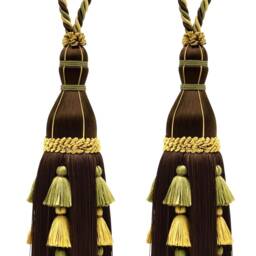 "D??copro Curtain & Drapery Tassel Tieback, Length 13"" - 33cm, Spread 35" - thumbnail 4