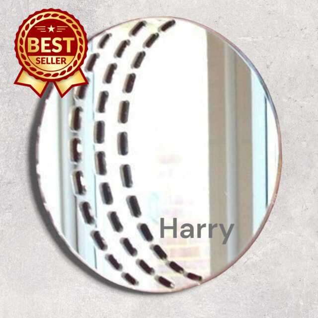 Cricket Ball Acrylic Mirror Personalized Engraved Decor - image 1