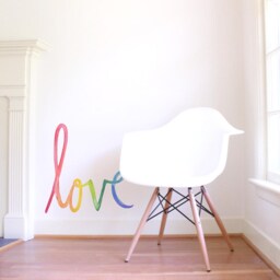 Love - Fabric Wall Decal Color Story Mej - thumbnail 3