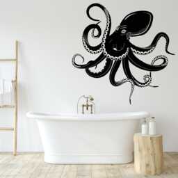 Octopus Tentacles Wall Decal Removable Vinyl Art 2070 - thumbnail 2