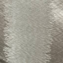 Luxury Designer Taupe Neutral Contemporary Satin Striped Fabric Cushion Pillow Cover - thumbnail 3