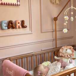 Personalised Baby Gift Hamper Hand Embroidered Name Blanket, Shower Box - thumbnail 4