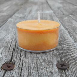 Drunken Pumpkin Scented Soy Candle Tealights Rustic Home Spice - thumbnail 3