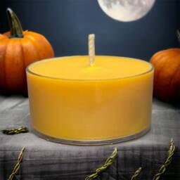 Drunken Pumpkin Scented Soy Candle Tealights Rustic Home Spice