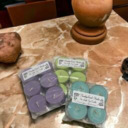 Drunken Pumpkin Scented Soy Candle Tealights Rustic Home Spice - thumbnail 2