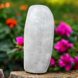 Concrete Abstract Face Statue Stone Modern Head Sculpture Minimalist Art Decor Outdoor Garden Ornament Cement Home Accent Gift - thumbnail 4