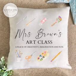 Personalised Teacher Linen Cushion - thumbnail 2