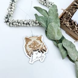 Personalised Birman Cat Ornament, Christmas Decoration, Bauble, Gift For Lover, Gift - thumbnail 4