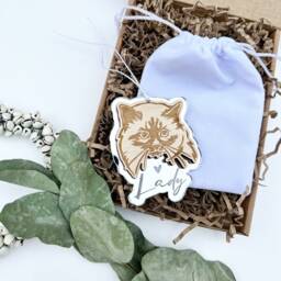 Personalised Birman Cat Ornament, Christmas Decoration, Bauble, Gift For Lover, Gift - thumbnail 3