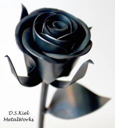 Metal Rose, Sweetheart Flower, Gift For Him, 11Th Anniversary, 6Th Anniversary Gift, 4Th