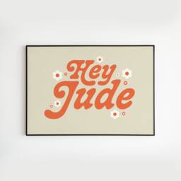Hey Jude - Lyrics Music A3 A4 A5 Wall Art Poster Print Gig - thumbnail 1