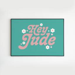 Hey Jude - Lyrics Music A3 A4 A5 Wall Art Poster Print Gig - thumbnail 3