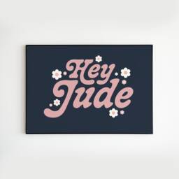 Hey Jude - Lyrics Music A3 A4 A5 Wall Art Poster Print Gig - thumbnail 2