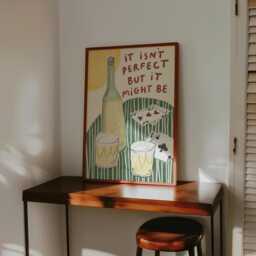 It Isn't Perfect But Might Be Lyrics Wall Print - Olivia Dean Poster Music Art Gifts For Girls - thumbnail 3