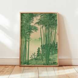 Bamboo Forest Poster, Japanese Landscape Print, Zen Wall Art - thumbnail 4