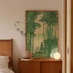 Bamboo Forest Poster, Japanese Landscape Print, Zen Wall Art - thumbnail 2