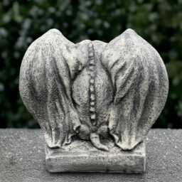 Stone Gargoyle Statue Concrete Monster Sculpture Cement Guardian Decor Handmade Demon Ornament Front Door Figurine - thumbnail 4