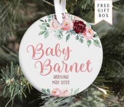 Pregnancy Announcement Ornament, Grandma & Grandpa To Be Gift, Grandparents Christmas First Grandchild, We Are Expecting