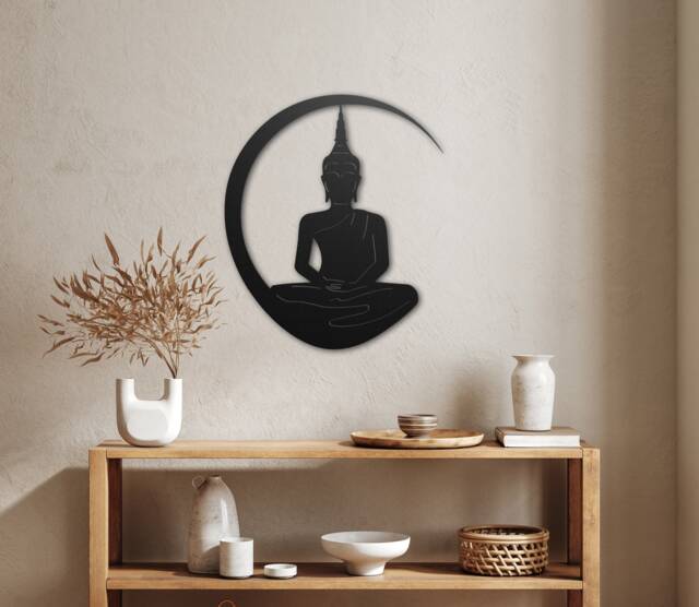 Buddha Metal Wall Art - image 1