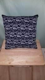 Handmade Knitted Motorhome Cushion Cover Complete With Infill