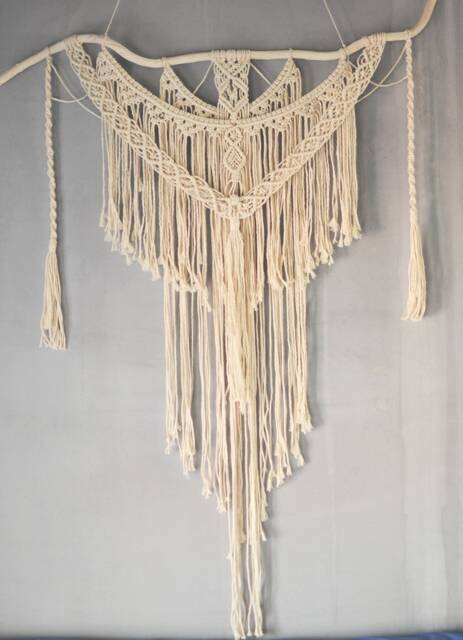 Large Macrame Wall Hanging, Boho Home Decor, 60x40 Inches - image 1