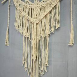 Large Macrame Wall Hanging, Boho Home Decor, 60x40 Inches - thumbnail 4