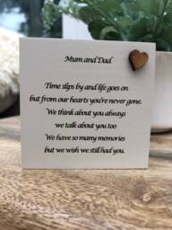 Personalised Candle in Memory Of Mum & Dad Daddy Father Or Any Loved One Mam Dad Grandad Husband Wife Etc Bereavement Sympathy Name