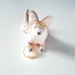 Corgi Gifts, Butt, Ceramic Dog Figurine, Ring Holder, Animal, Miniature Lover Gift, Figurine - thumbnail 4