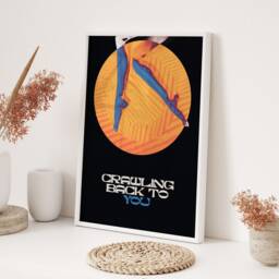 Crawling Back To You Lyric Quote Wall Art Print, Arctic Monkeys Song Lyrics Home Decor, Modern Music Room Art, Minimalist Bedroom Gift - thumbnail 3