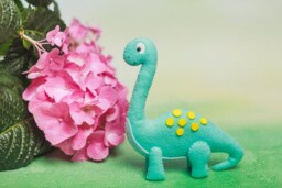 Felt Dinosaur Toy Birthday Party Favors Cake Topper T-Rex Personalized Baby Christmas Ornaments Kids Toys Stuff Dino Nursery Decor - thumbnail 1