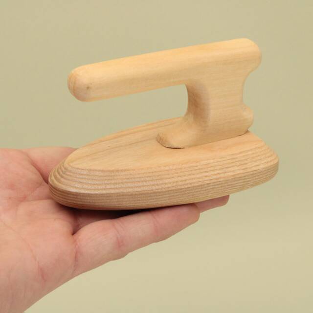 Handmade Wooden Toy Iron Montessori Inspired Pretend Play - image 1