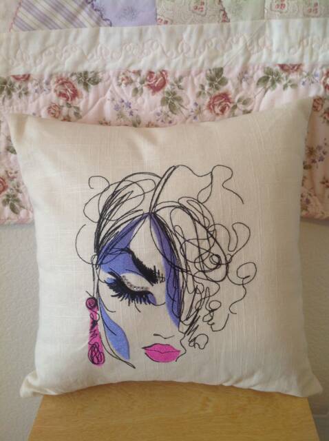 Abstract Ladies Face