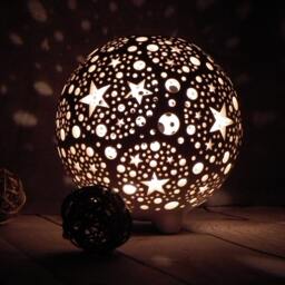 Christmas Star Lantern Ceramic Tealight Candle Holder, Holiday Decor