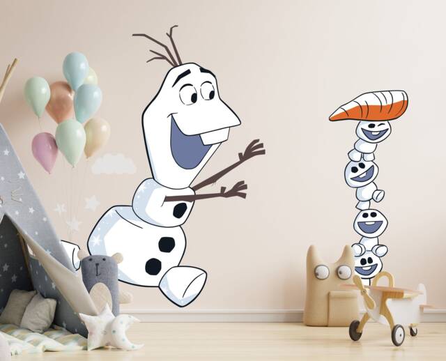 Frozen Children's Room Decorations Removable Wall Stickers Decal Popular Characters Home Decor Art - image 1