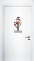 "Wall Sticker ""Knight Door Sign I Castle" - thumbnail 3