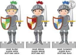 "Wall Sticker ""Knight Door Sign I Castle" - thumbnail 1