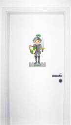 "Wall Sticker ""Knight Door Sign I Castle" - thumbnail 4
