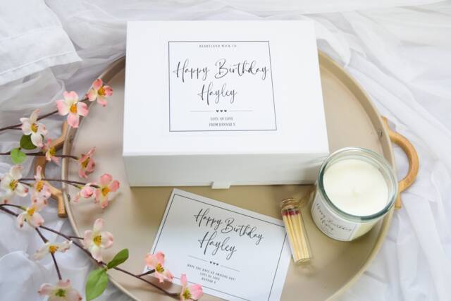 Personalised Birthday Candle Gift Set - image 1