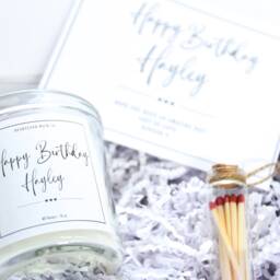 Personalised Birthday Candle Gift Set - thumbnail 3