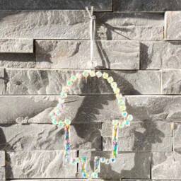 Silver Plated Hamsa Wall Hanging Ab Crystals Jewish Home Decor