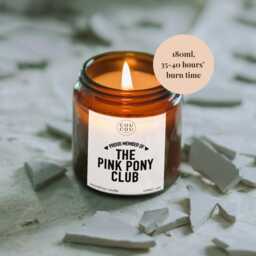 Pink Pony Club Candle, Chappell Roan Gift, Luxury Soy Wax - thumbnail 3