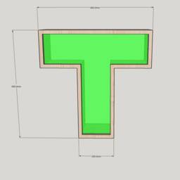 Custom Birch Plywood Box Light Green Acrylic Led Display - thumbnail 4