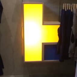 Custom Birch Plywood Box Light Green Acrylic Led Display - thumbnail 2
