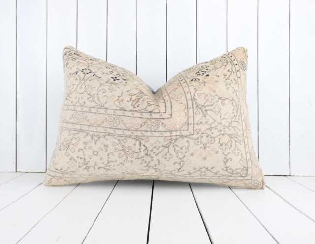 16x24 Vintage Turkish Kilim Pillow Cover Handmade Anatolian Cushion - image 1