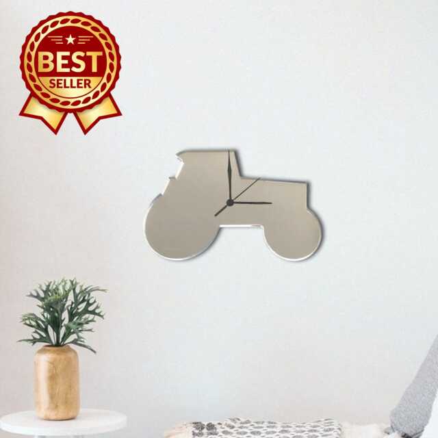 Tractor Acrylic Clock - Many Colours Available - Bespoke Shapes & Sizes Made - image 1
