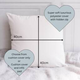 Memorial Photo Cushion Personalized Poem Pillow, Remembrance Gift - thumbnail 3