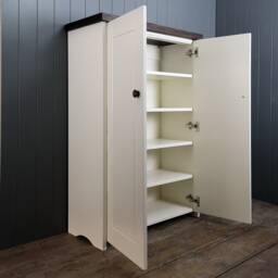 Handmade Painted Cupboard 5-Shelf Storage Cabinet & Shoe Rack