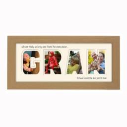 Gran Photo Frame I Thank The Stars Or We Stars Word Name Special Gift Mother's Day 895 By Photos in A Word - thumbnail 3