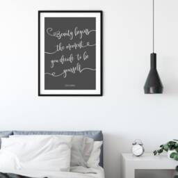 Fashion Quote Print, Prints, Wall Art, Prints Poster, Modern Calligraphy Gift For Her - thumbnail 3